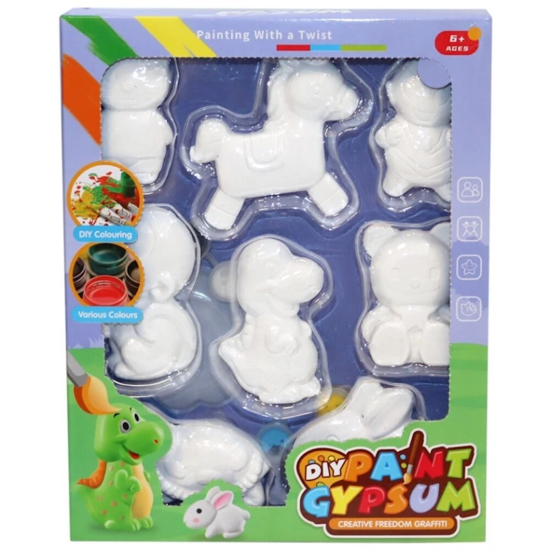 Boyama üçün gips fiqurlar 065, 20 parça, 6+ yaş Boyama üçün gips fiqurlar 065, 20 parça, 6+ yaş