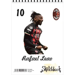 Блокнот Sketchbook Rafael Leao, A5, 30 листов