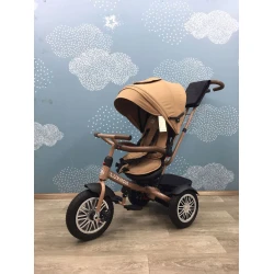 Uşaq üçün üçtəkərli velosiped Luxnon A214, qəhvəyi