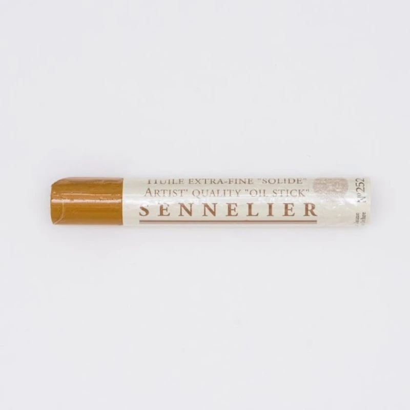 Краска масляная в форме пастели Sennelier Oil Stick 252 Yellow Ochre, жёлтый, 38 мл Краска масляная в форме пастели Sennelier Oil Stick 252 Yellow Ochre, жёлтый, 38 мл