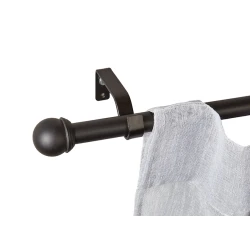 Карниз JYSK Ball, 120-210 см, металл, черный Карниз JYSK Ball, 120-210 см, металл, черный