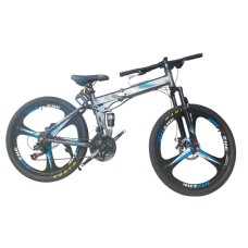 Uşaq velosipedi BMX 24 GTR-101 göy/qara, qatlanan