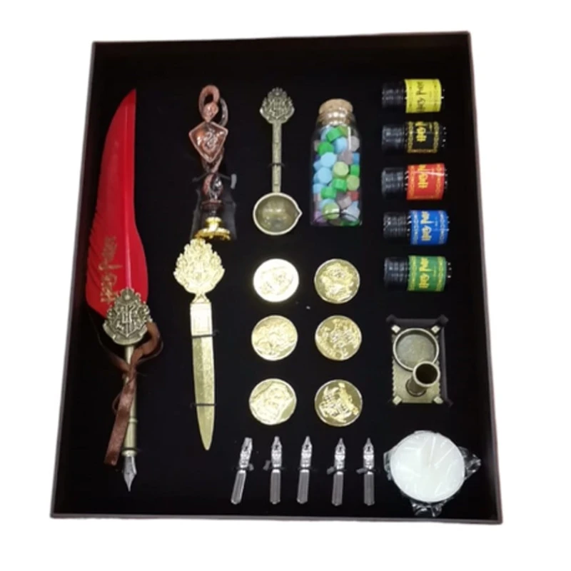 Hogwarts Calligraphy Deluxe Harry Potter 25 Parça Sehrbazlıq Kolleksiyası Ağ Hogwarts Calligraphy Deluxe Harry Potter 25 Parça Sehrbazlıq Kolleksiyası Ağ