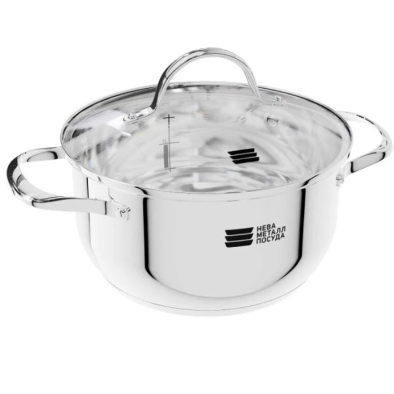 Кастрюля NMP Presto, нержавеющая сталь, 3.2 л