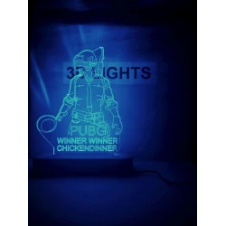 3D-gecə lampası tog01, 20x14 sm, göy