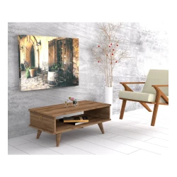 Jurnal masası Art_56, laminat, qəhvəyi, 40x90x45 sm Jurnal masası Art_56, laminat, qəhvəyi, 40x90x45 sm