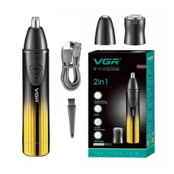 Триммер для носа и ушей VGR V-619RAX, жёлтый