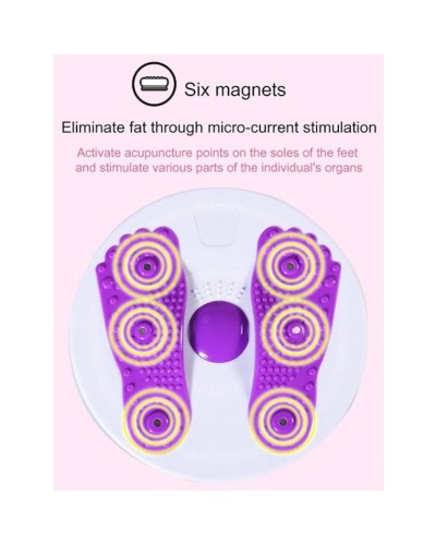 Balans trenajoru 1001box Magnet Massage Waist Twisting Machine Home Exercise Fitness, məhsul çeşiddə