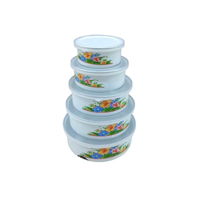 Набор контейнеров 1018W, металл, 5 шт Набор контейнеров 1018W, металл, 5 шт