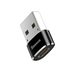 Переходник Baseus Mini Type-C Female to USB Male Adapter Converter Black