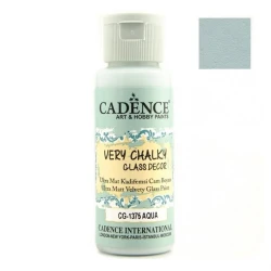 Краска матовая для стекла Cadence Very Chalky CG1375 Aqua 59 мл