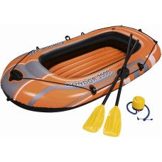Şişmə qayıq Bestway Kondor 2000 Set, üzməkdə köməklik üçün, 155х114 sm
