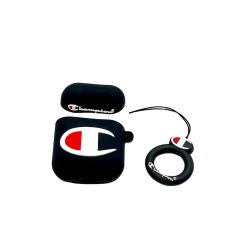 Qulaqlıq üçün çexol Champion Apple AirPods 1/2 üçün, Qara
