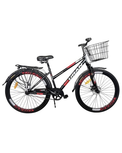 Velosiped Uran qoşa amartizator, ölçü 29 qırmızı