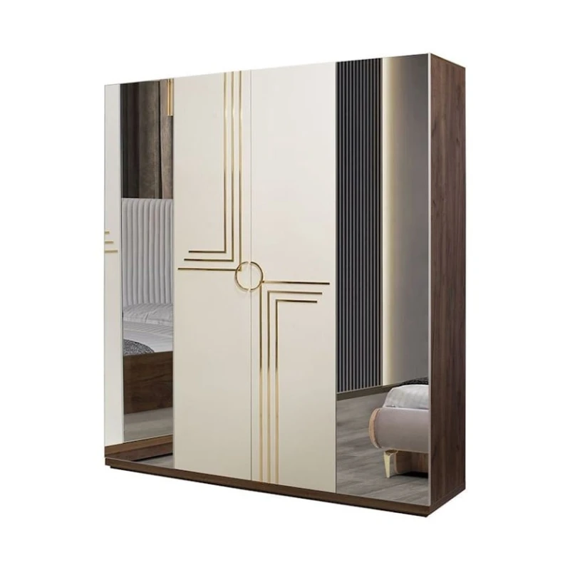 Шкаф Art Mebel Art-160-49, бежевый, 200х160х47 см