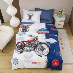 Комплект детского постельного белья Annaberry SHA-00004734, пододеяльник 160x220 см, простыня 180x240 см, наволочка 50x70 см, хлопок, разноцветный