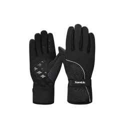 Велоперчатки Santic Talo W3P164H, черные, полиэстер, размер M