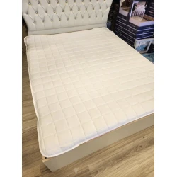 Наматрасник Evimmoda SHA-00006218, с резинкой, белый, 100х200 см