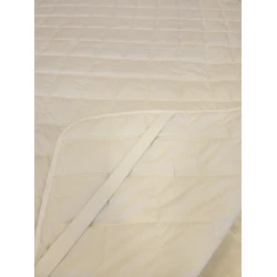 Наматрасник Evimmoda SHA-00006218, с резинкой, белый, 100х200 см