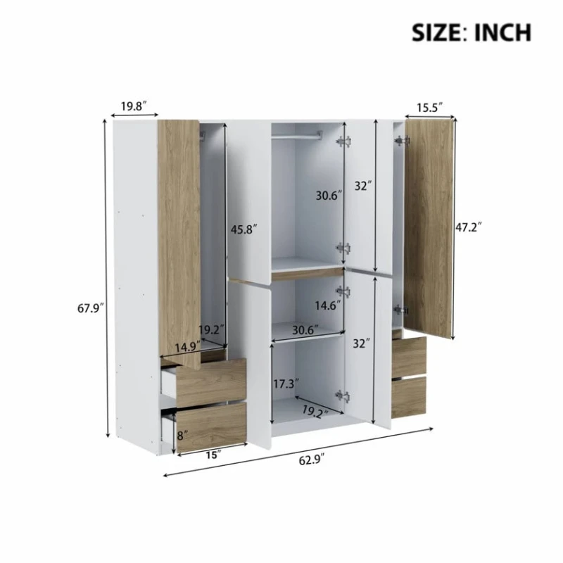 Шкаф Elegant Wood ZARR205 Шкаф Elegant Wood ZARR205