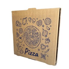 Pizza üçün birdəfəlik qutu dəsti Loyal 6534621852, karton, 40х40 sm, 1000 əd