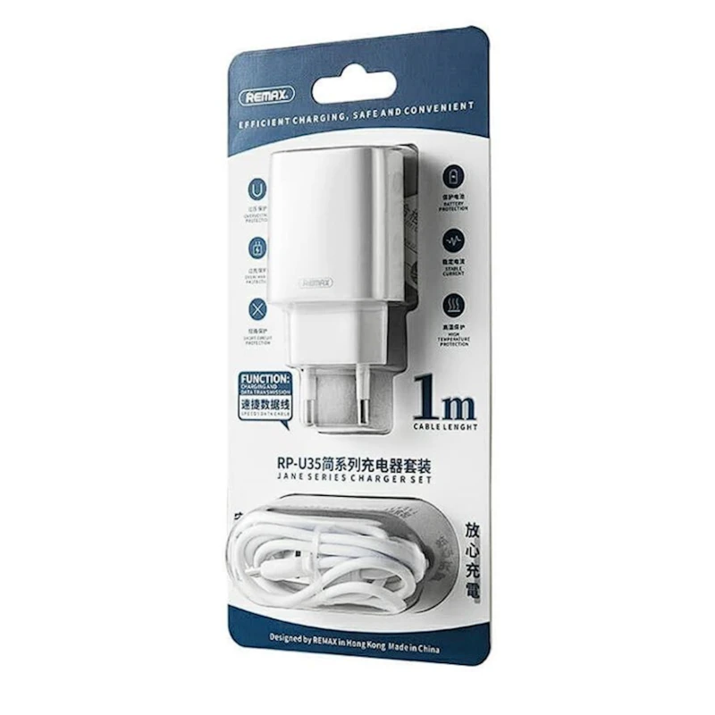 Enerji toplama cihazı Remax RP-U35 Dual USB Charger Type-C