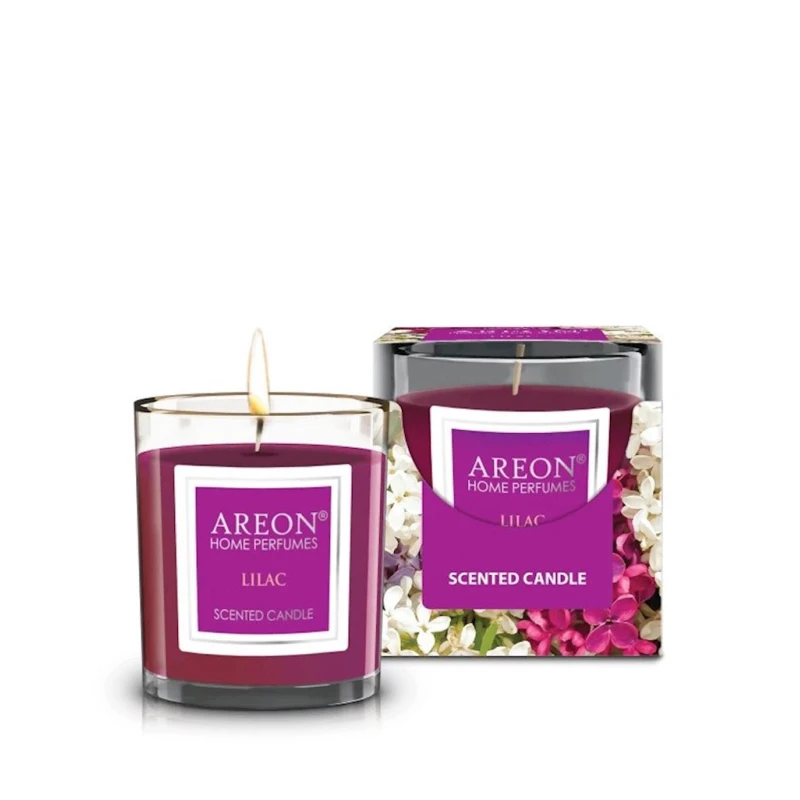 Ароматическая свеча Areon Home Perfume Lilac 120 г Ароматическая свеча Areon Home Perfume Lilac 120 г