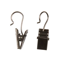 Зажим для штор JYSK, сталь, черный, 10 шт Зажим для штор JYSK, сталь, черный, 10 шт