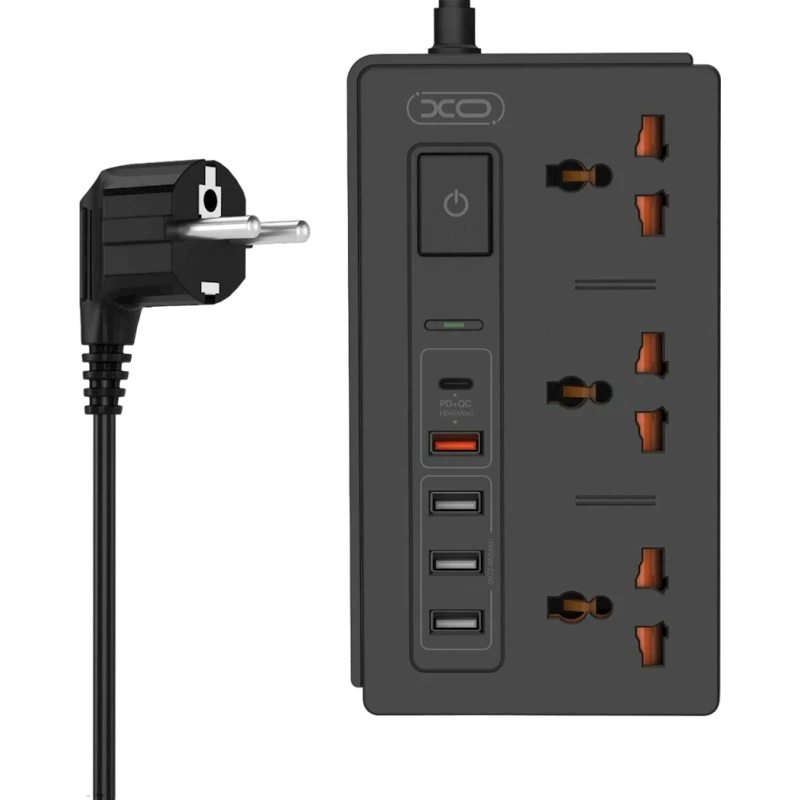 Сетевой фильтр XO WL06 1.8 м, 3-розеточный