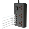 Сетевой фильтр XO WL06 1.8 м, 3-розеточный