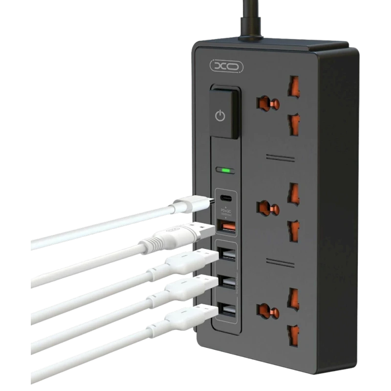 Сетевой фильтр XO WL06 1.8 м, 3-розеточный