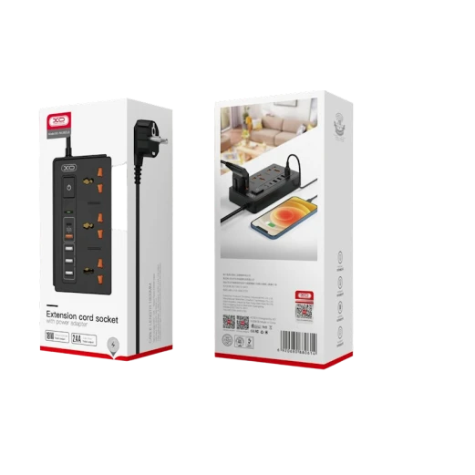 Сетевой фильтр XO WL06 1.8 м, 3-розеточный