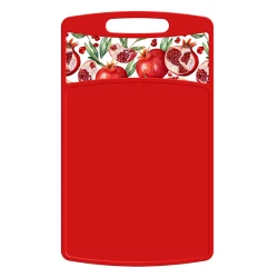 Разделочная доска Idi Land Bergamo, 26x15.5 см, полипропилен, красная Разделочная доска Idi Land Bergamo, 26x15.5 см, полипропилен, красная