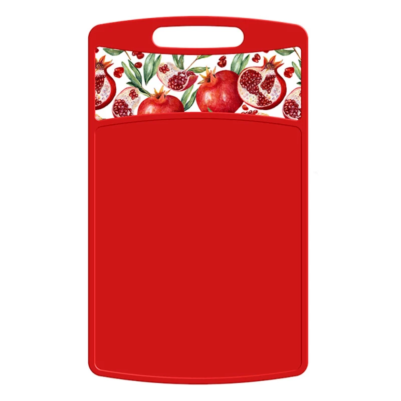 Разделочная доска Idi Land Bergamo, 26x15.5 см, полипропилен, красная