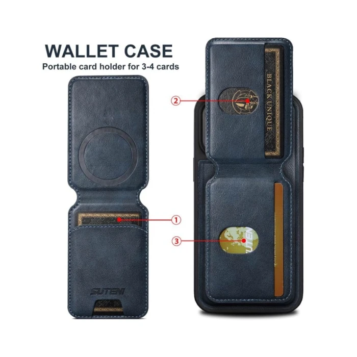 Чехол Suteni для Apple iPhone 13/14, синий