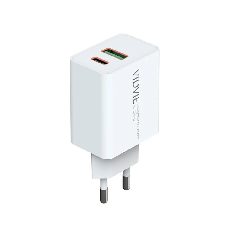 Сетевое зарядное устройство Vidvie PLE235C-Q 20 W, Белый Сетевое зарядное устройство Vidvie PLE235C-Q 20 W, Белый