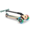 Самокат Globber Primo Foldable Wood Lights, yığılan, зеленый Самокат Globber Primo Foldable Wood Lights, yığılan, зеленый