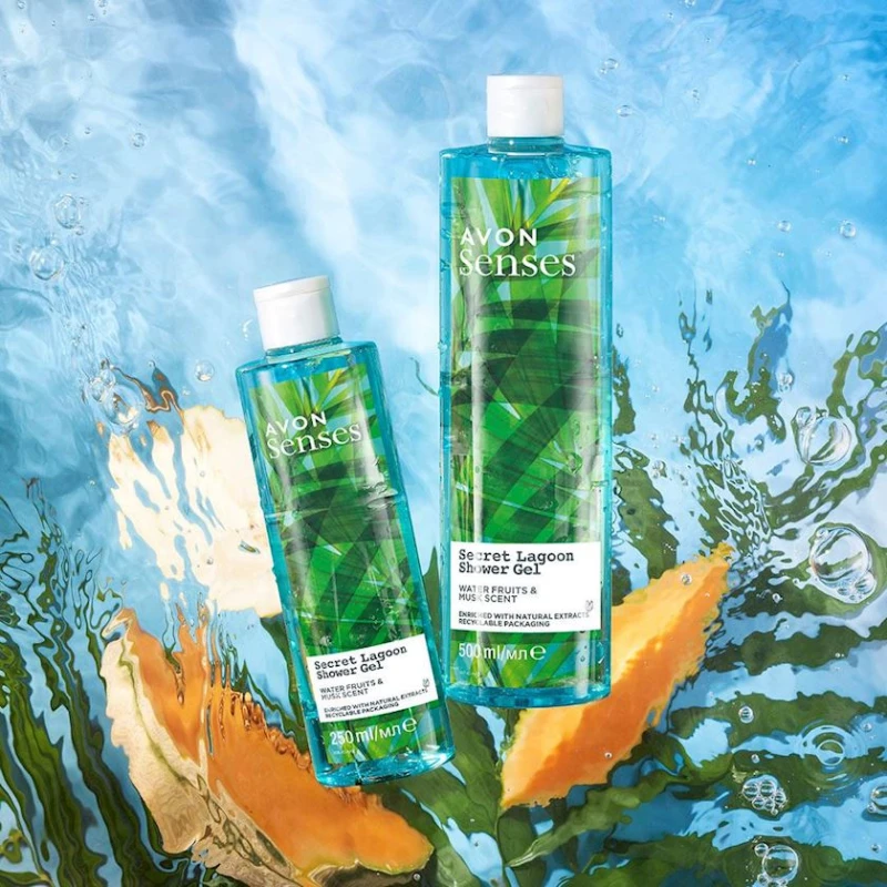 Гель для душа Avon Senses Морская лагуна 250 мл Гель для душа Avon Senses Морская лагуна 250 мл