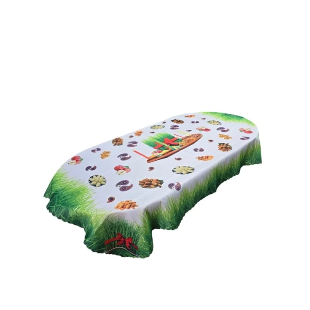 Скатерть Novruz SHA-00006125, прямоугольная, лён, разноцветная, 150x220 см Скатерть Novruz SHA-00006125, прямоугольная, лён, разноцветная, 150x220 см