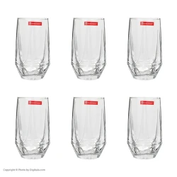 Stəkan dəsti NT17601200W şəffaf, 6 əd