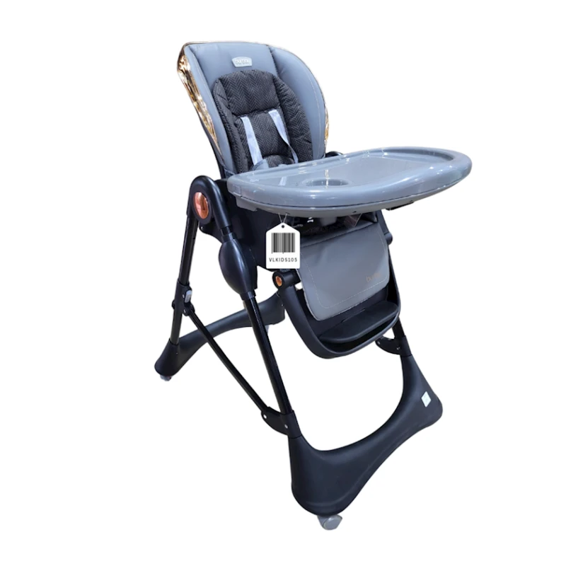 Стульчик для кормления Burbay VL-KIDS-105, 3+ мес, серый