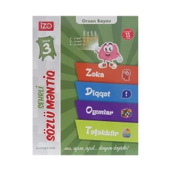 Книга İzə Nəşriyyatı Sehirli Sözlü Məntiq 3-cü sinif, O. Bəyov
