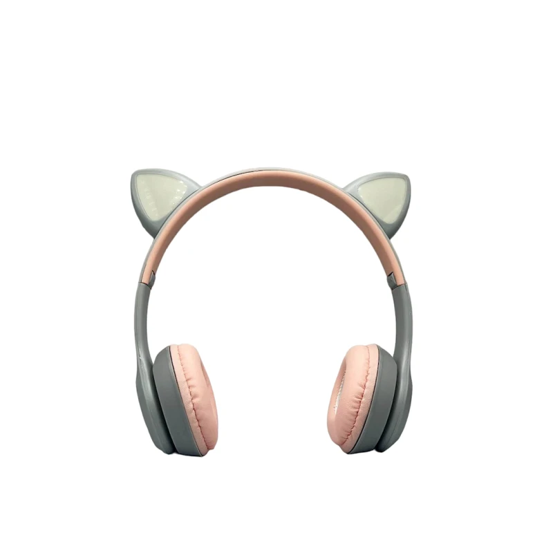 Uşaqlar üçün simsiz qulaqlıqlar Cat Ear P47M Grey
