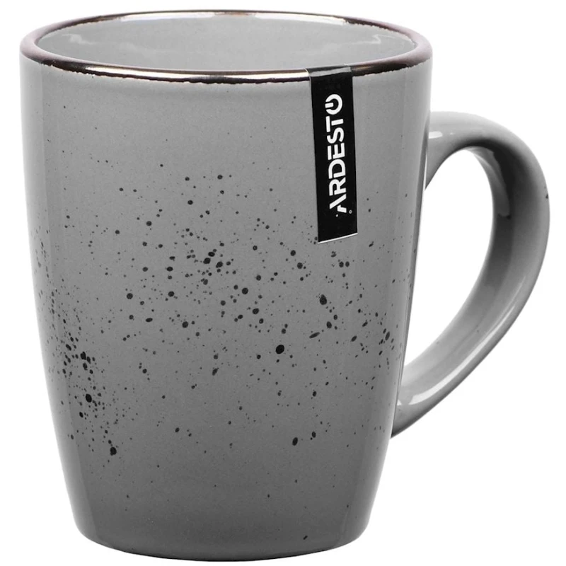 Чашка Ardesto Bagheria AR2936GREY, 360 мл, керамика, серая Чашка Ardesto Bagheria AR2936GREY, 360 мл, керамика, серая