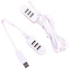 USB хаб C0343-15MA 3in1, white USB хаб C0343-15MA 3in1, white