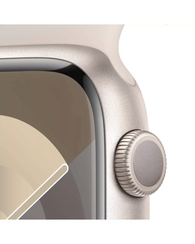 Ağıllı saat Apple Watch Series 9 45mm Starlight Sport Band (MR973LL/A)