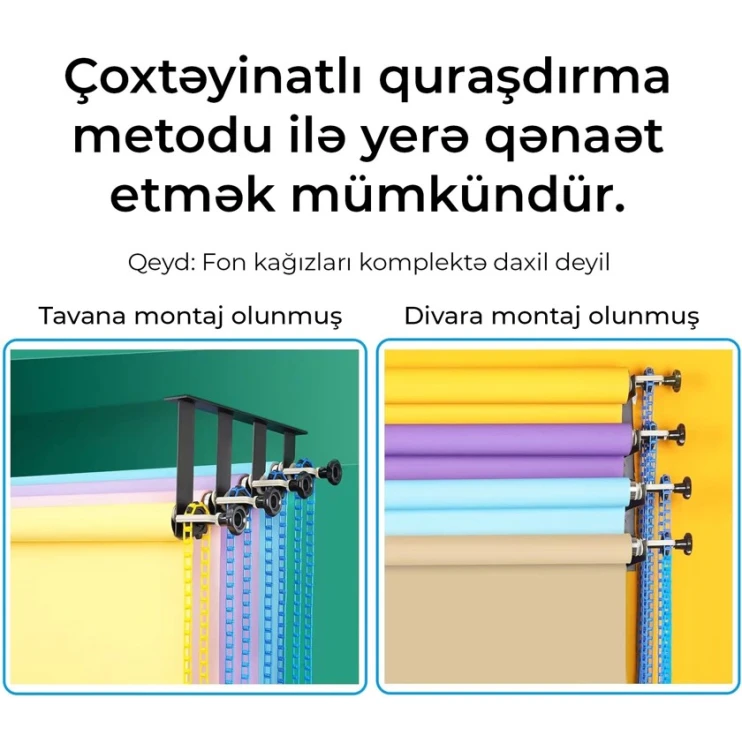 Настенное крепление для фонов NanGuang NG-4W Настенное крепление для фонов NanGuang NG-4W