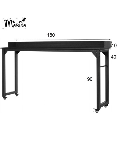 Konsol Marina 3563_M5OverbedBlVen, LDSP, qəhvəyi, 91.5x25,9x90 sm - 3563_M5OverbedBlVen