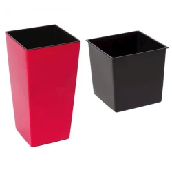 Dibçək Lamela Finezja 19х19 sm, plastik, qırmızı