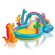 Oyun mərkəzi-hovuz Intex Dinoland uşaqlar üçün, şişmə, 302х229х112 sm, 280 l, rəngbərəng